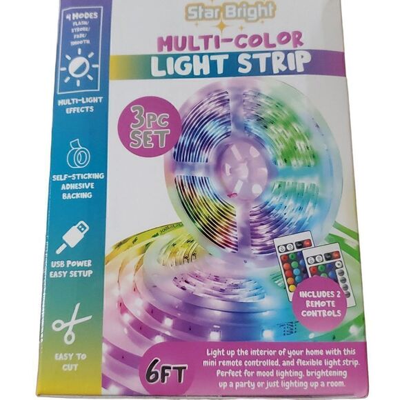 NEW STAR BRIGHT MULTICOLOR LIGHT STRIP - Picture 4 of 4